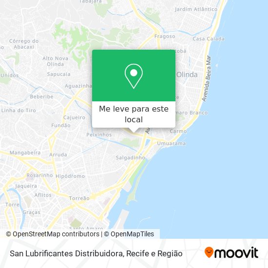San Lubrificantes Distribuidora mapa