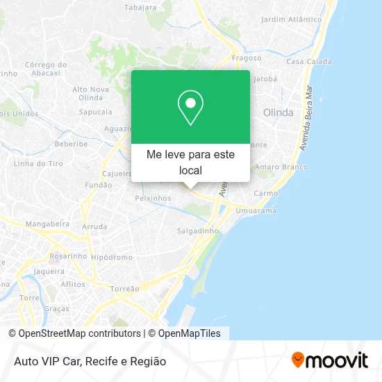 Auto VIP Car mapa