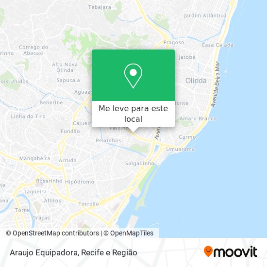Araujo Equipadora mapa