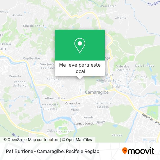 Psf Burrione - Camaragibe mapa