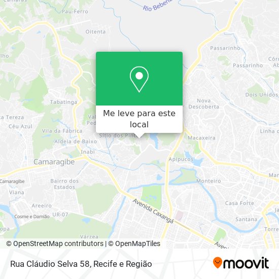 Rua Cláudio Selva 58 mapa