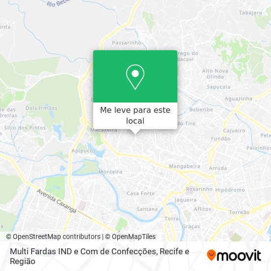 Multi Fardas IND e Com de Confecções mapa