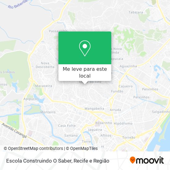 Escola Construindo O Saber mapa