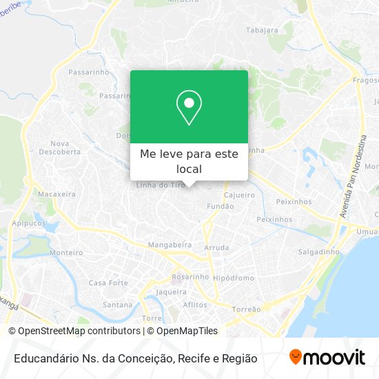 Educandário Ns. da Conceição mapa