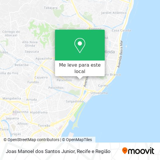 Joas Manoel dos Santos Junior mapa