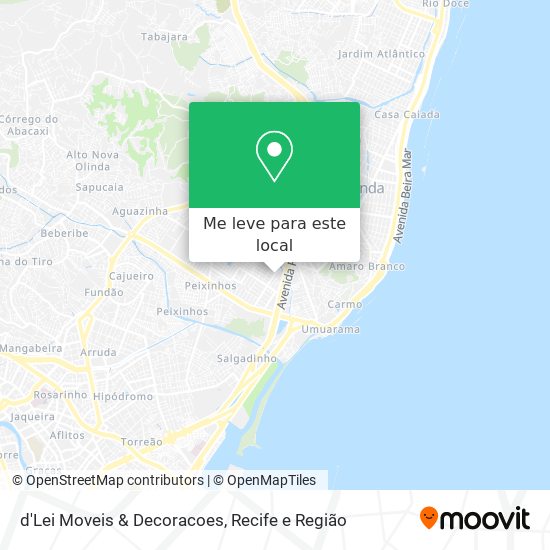 d'Lei Moveis & Decoracoes mapa