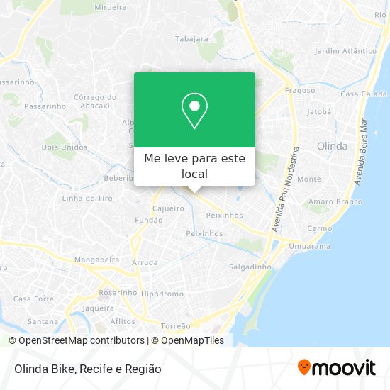 Olinda Bike mapa
