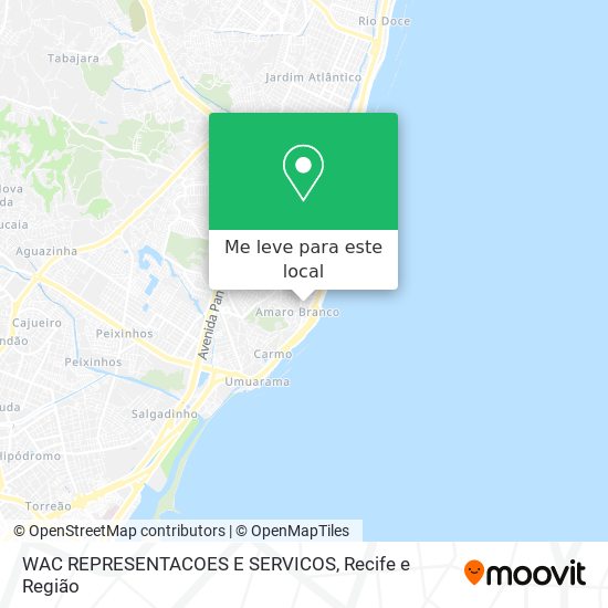WAC REPRESENTACOES E SERVICOS mapa