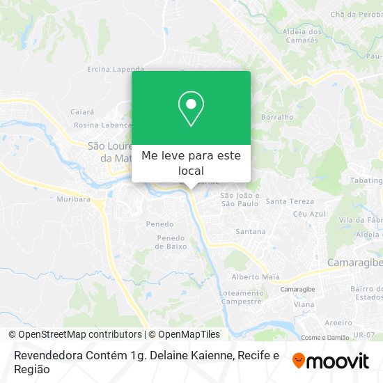 Revendedora Contém 1g. Delaine Kaienne mapa