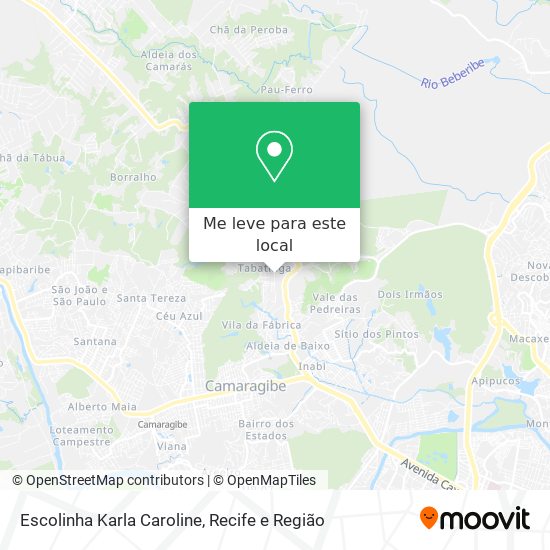 Escolinha Karla Caroline mapa