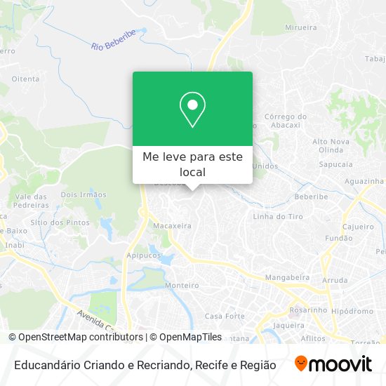 Educandário Criando e Recriando mapa