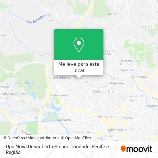 Upa Nova Descoberta-Solano Trindade mapa