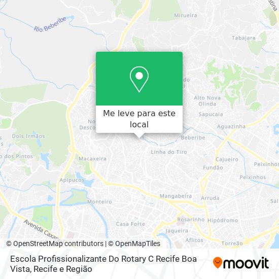 Escola Profissionalizante Do Rotary C Recife Boa Vista mapa