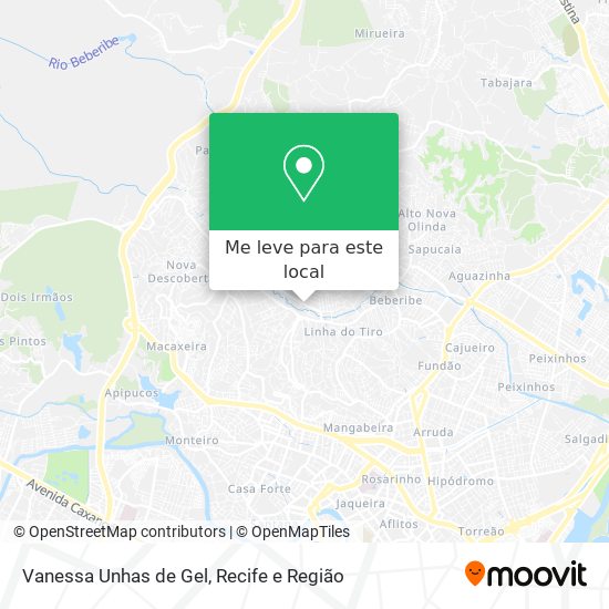 Vanessa Unhas de Gel mapa