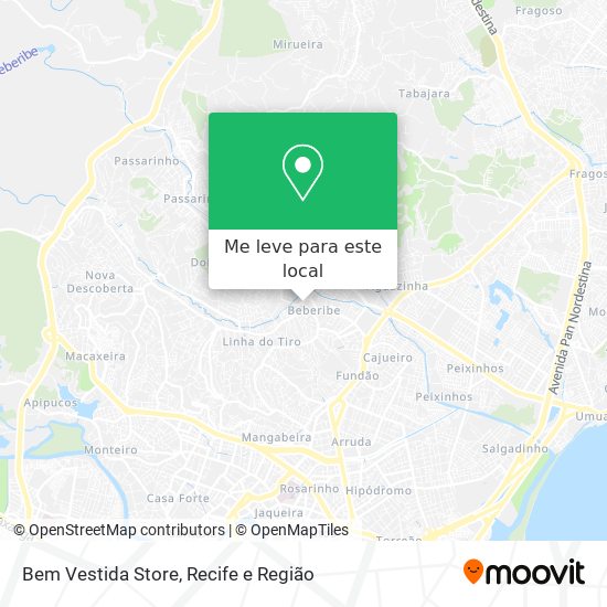 Bem Vestida Store mapa