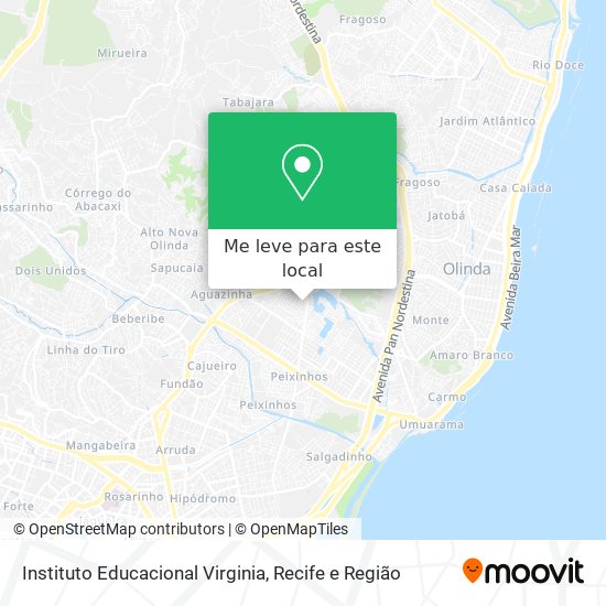 Instituto Educacional Virginia mapa