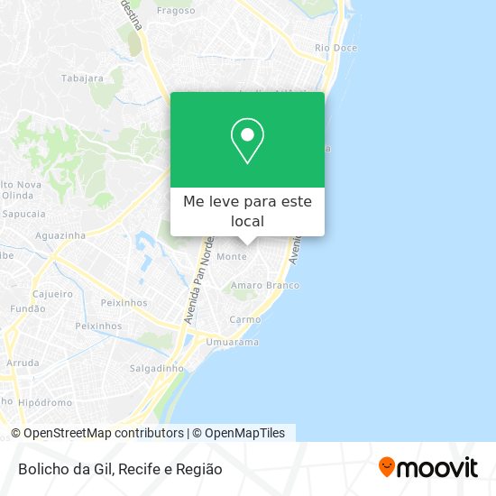 Bolicho da Gil mapa