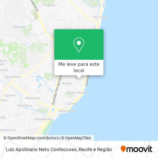 Luiz Apolinario Neto Confeccoes mapa