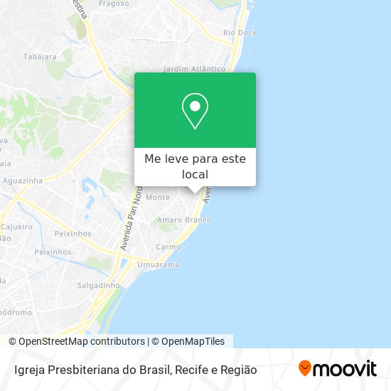 Igreja Presbiteriana do Brasil mapa