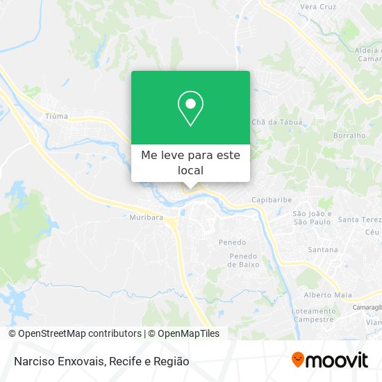 Narciso Enxovais mapa