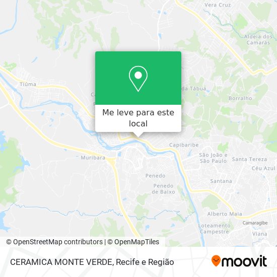 CERAMICA MONTE VERDE mapa