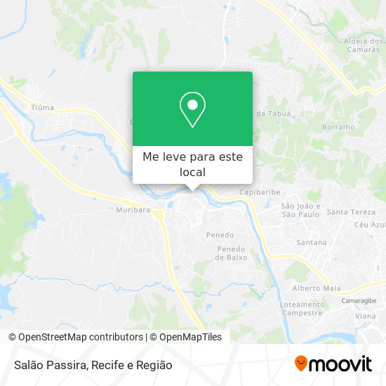 Salão Passira mapa