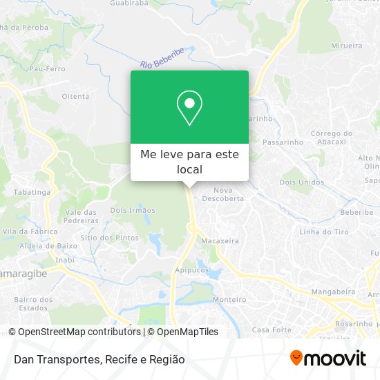 Dan Transportes mapa