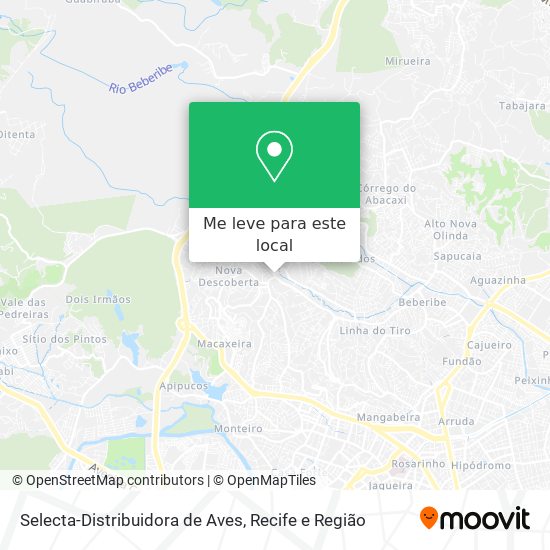 Selecta-Distribuidora de Aves mapa
