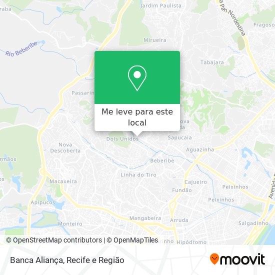 Banca Aliança mapa