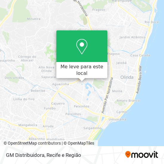 GM Distribuidora mapa