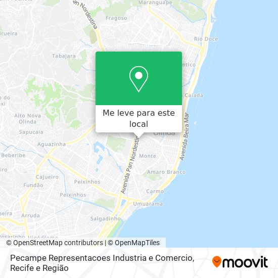 Pecampe Representacoes Industria e Comercio mapa