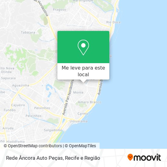 Rede Âncora Auto Peças mapa