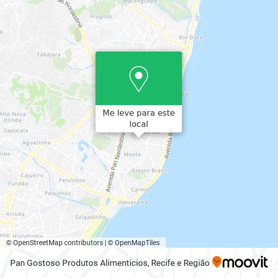 Pan Gostoso Produtos Alimenticios mapa