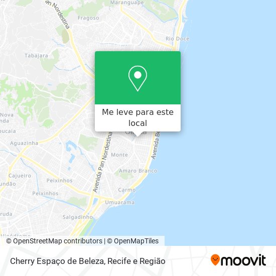 Cherry Espaço de Beleza mapa