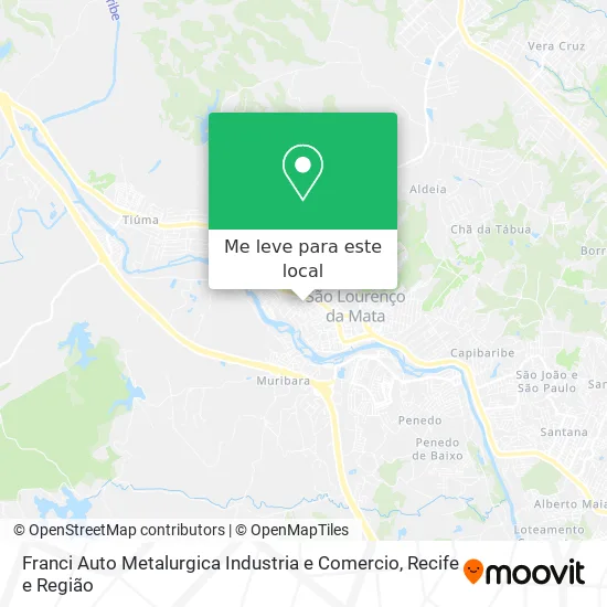 Franci Auto Metalurgica Industria e Comercio mapa