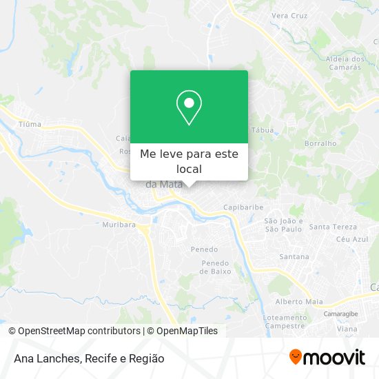 Ana Lanches mapa