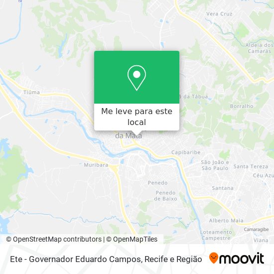 Ete - Governador Eduardo Campos mapa