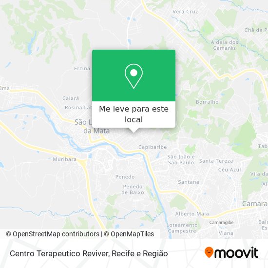 Centro Terapeutico Reviver mapa