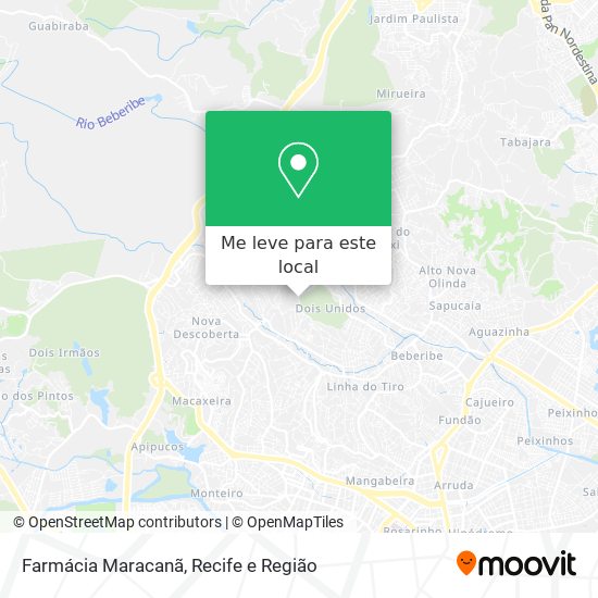 Farmácia Maracanã mapa