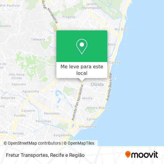 Fretur Transportes mapa
