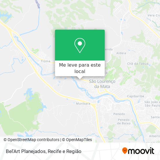 Bel'Art Planejados mapa