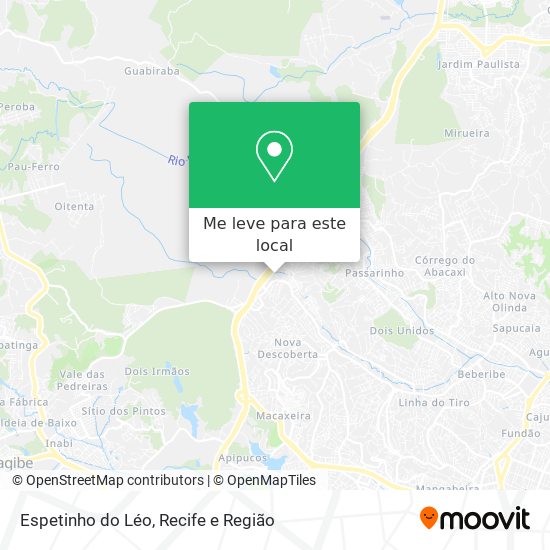 Espetinho do Léo mapa