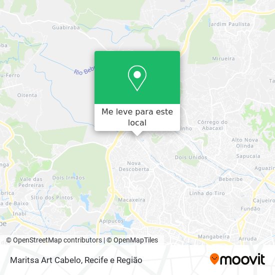 Maritsa Art Cabelo mapa