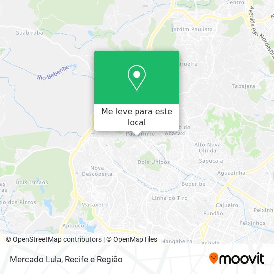 Mercado Lula mapa