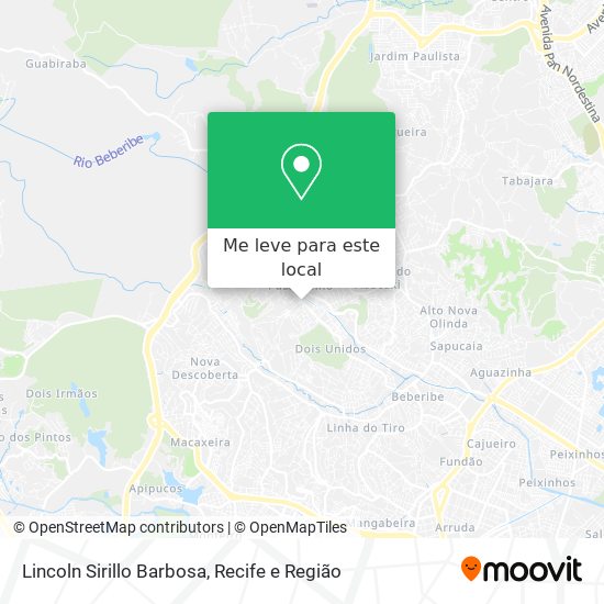 Lincoln Sirillo Barbosa mapa