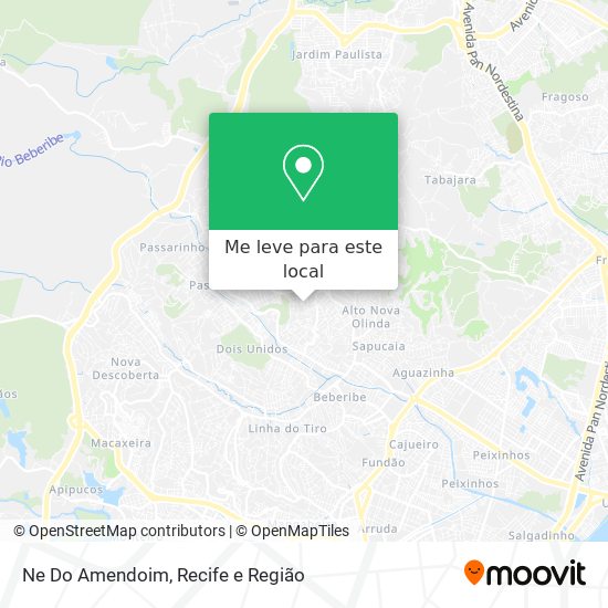 Ne Do Amendoim mapa