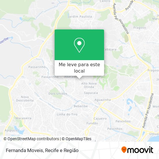 Fernanda Moveis mapa