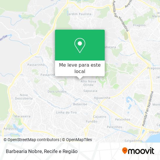 Barbearia Nobre mapa