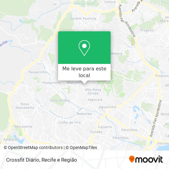 Crossfit Diário mapa