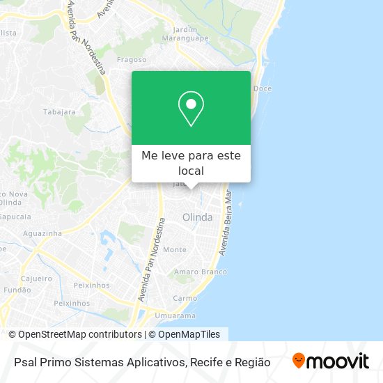 Psal Primo Sistemas Aplicativos mapa